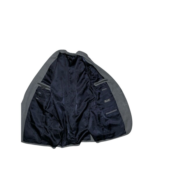 J.Crew Jacket Mens Long 42 L Gray LUDLOW TOLLEGNO 1900 Wool Blazer Sport Coat - Picture 9 of 11